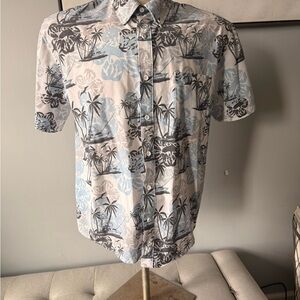 Huk Palm Tree Print Casual Shirt